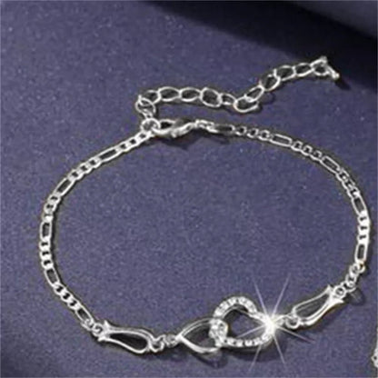 jewelry-set-non-gold-double-heart-necklace-earrings-bracelet-fashion-bridal-accessory-set-503872.webp