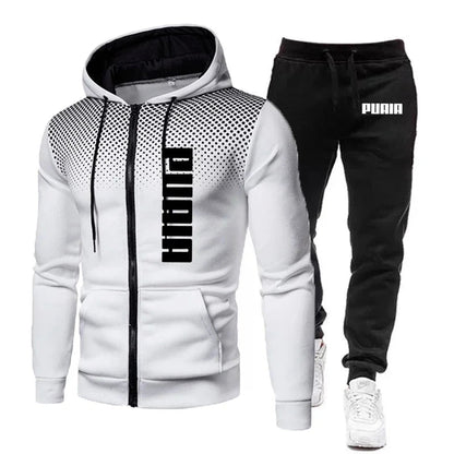 Men's Sports Fitness Wear Thin Section Breathable Hoodie or Sports Pants Breathable - Bama style