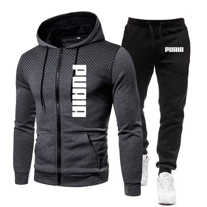 Men's Sports Fitness Wear Thin Section Breathable Hoodie or Sports Pants Breathable - Bama style
