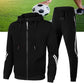 Men's Winter Tracksuit Set Solid Color Sweatpants Sportswear Suit - Bama style