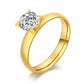 Rings For Women Men QianBei Fashion 3mm Width Stainless Steel Size 7 - 11 - Bama style