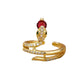Snake Rings Gold Color Stainless Steel Ring 2024 - Bama style