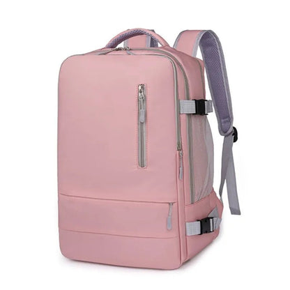 Travel Backpack Women Large Capacity Waterproof Anti - Theft Strap & USB - Bama style