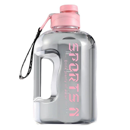 Water Bottles 2.7/1.7L with Straw Gym Traveling Hiking Camping Fitness Bottle - Bama style