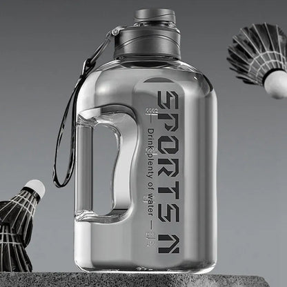 Water Bottles 2.7/1.7L with Straw Gym Traveling Hiking Camping Fitness Bottle - Bama style