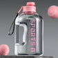 Water Bottles 2.7/1.7L with Straw Gym Traveling Hiking Camping Fitness Bottle - Bama style