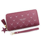 Women Wallet Multi - card ID Card Holders Mobile Phone Clutch Bag Leisure Leather Purse - Bama style