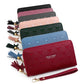 Women Wallet Multi - card ID Card Holders Mobile Phone Clutch Bag Leisure Leather Purse - Bama style