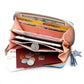 Women Wallet Multi - card ID Card Holders Mobile Phone Clutch Bag Leisure Leather Purse - Bama style