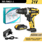 YIKODA 12/16.8/21V Cordless Drill Rechargeable Electric Screwdriver Lithium Battery Multi - function 2 Speed Power - Bama style