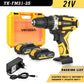 YIKODA 12/16.8/21V Cordless Drill Rechargeable Electric Screwdriver Lithium Battery Multi - function 2 Speed Power - Bama style