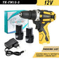 YIKODA 12/16.8/21V Cordless Drill Rechargeable Electric Screwdriver Lithium Battery Multi - function 2 Speed Power - Bama style